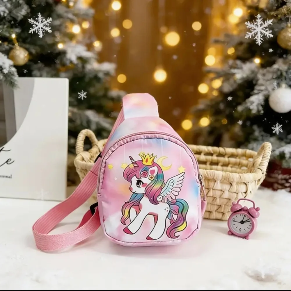 Girl's Unicorn Crossbody Bag, Pink, Ages 3 +